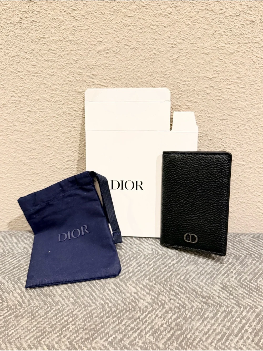 Christian Dior Unisex Black VIP Cardholder with CD Logo